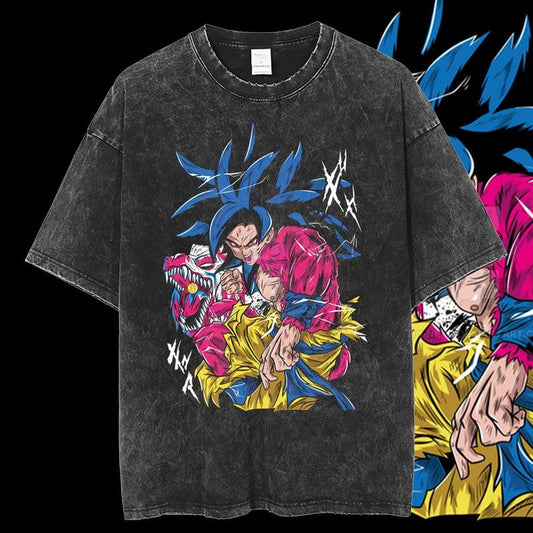Dragon Ball Z Vintage Anime Shirt, Goku ssj4 T-Shirt, Dragon Ball Shirt, Anime Merch, Gift For Anime Fans, Unisex Anime Gift Menswear Top