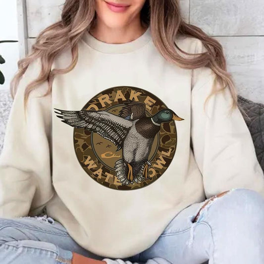 Drake Waterfowl Hoodie Camo Country Duck Hunting Unisex Hoodie - Sweater - T-shirt