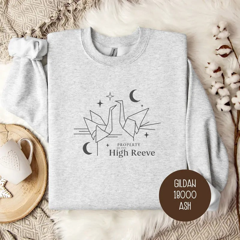 Dramione Property of the High Reeve Fanfict Bookish Merch Sweatshirt, Fanfic Book Lover Gift, Manacled Dark Romance Hoodie Gift for Readers, Spicy Book Unisex Soft Comfort Crewneck Pullover Long Sleeves Graphic Fabric Sweater