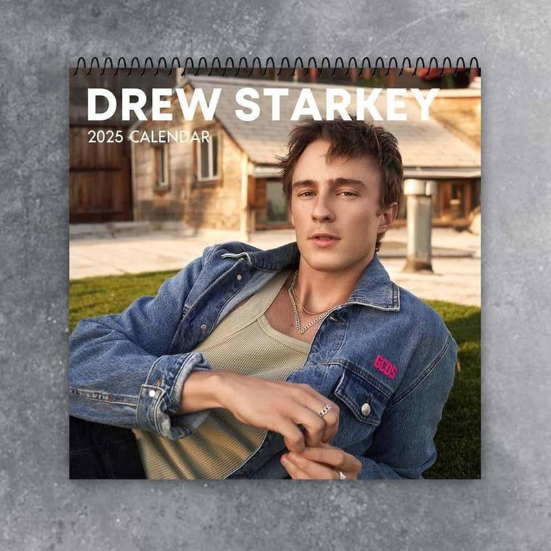 Drew Starkey Calendar 2025 - Rafe Cameron Outer Banks |  Home Decor, Office Decor - Drew Starkey Fan Gift, Unique Holiday Gift