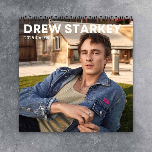 Drew Starkey Calendar 2025 - Rafe Cameron Outer Banks |  Home Decor, Office Decor - Drew Starkey Fan Gift, Unique Holiday Gift