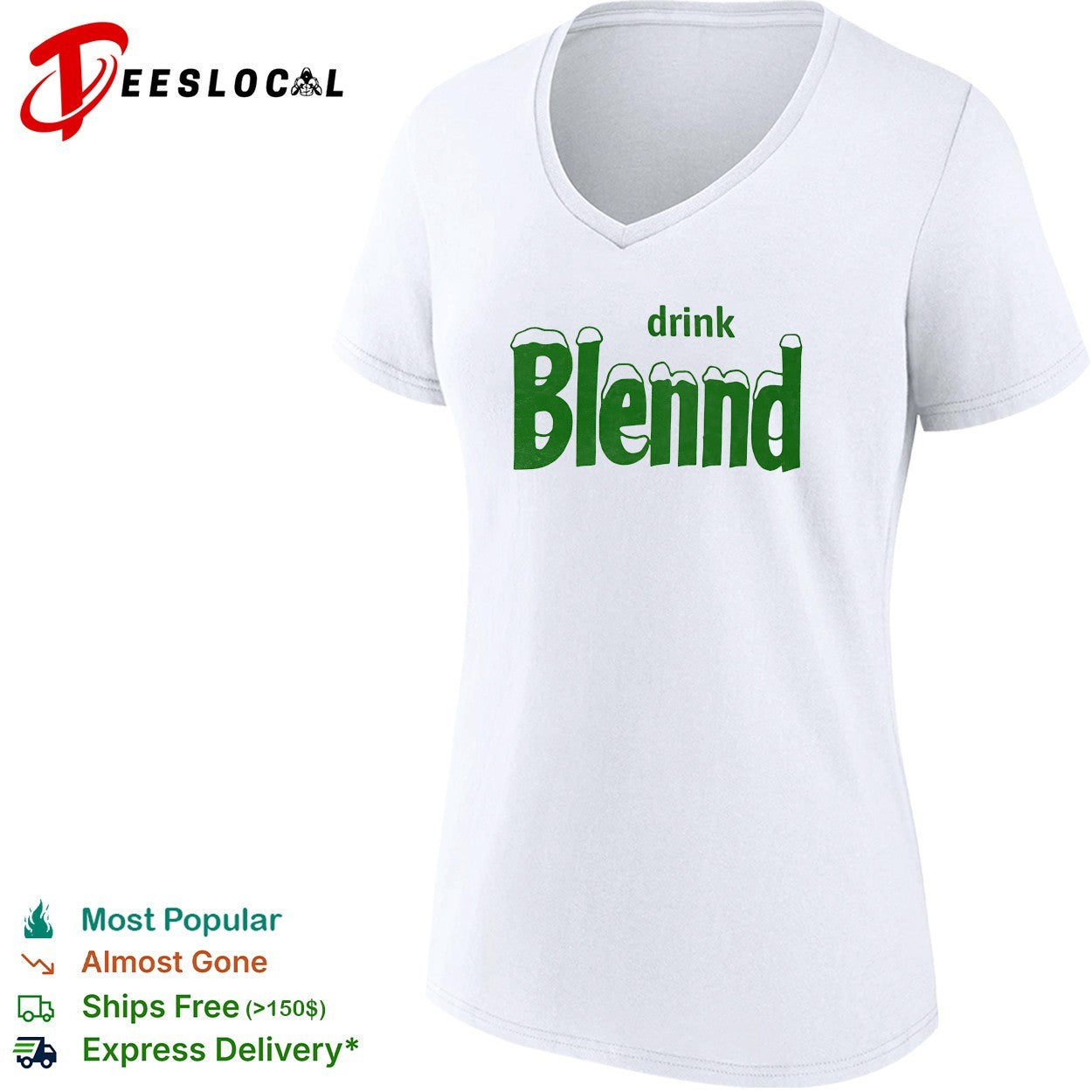 Drink Blennd beer logo shirt