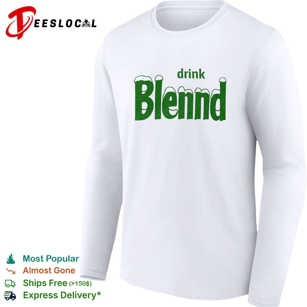 Drink Blennd beer logo shirt