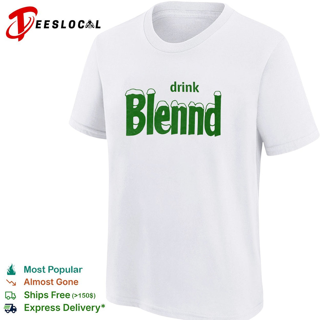 Drink Blennd beer logo shirt
