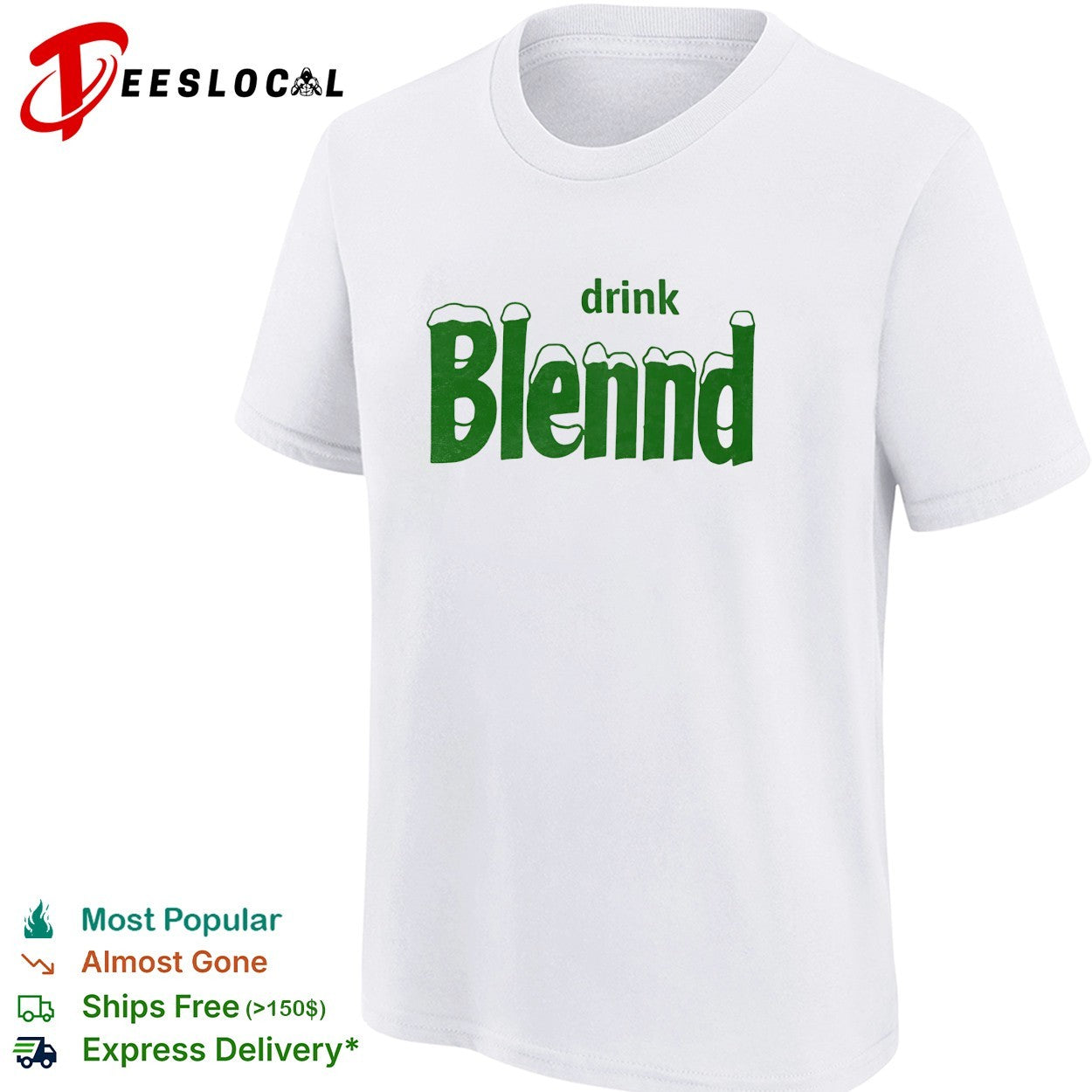 Drink Blennd beer logo shirt