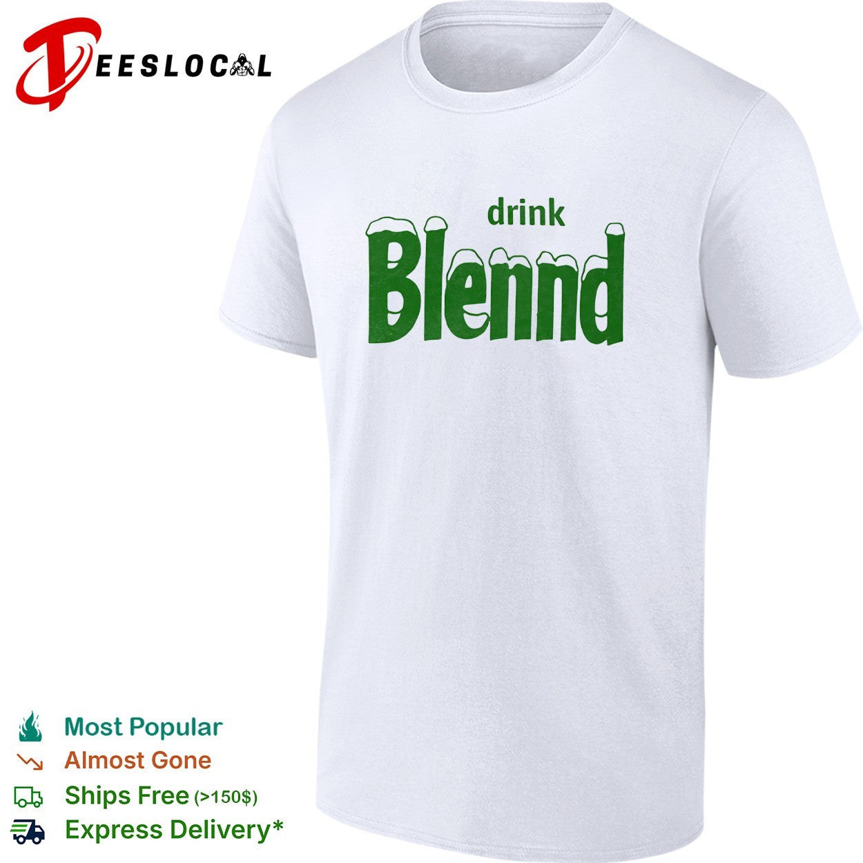 Drink Blennd beer logo shirt