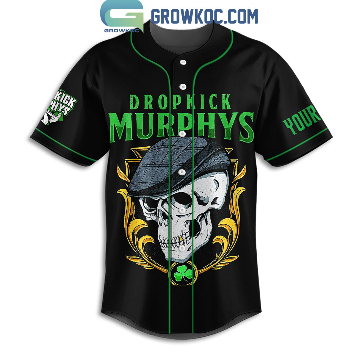 Dropkick Murphys Music Love Fan Personalized Baseball Jersey