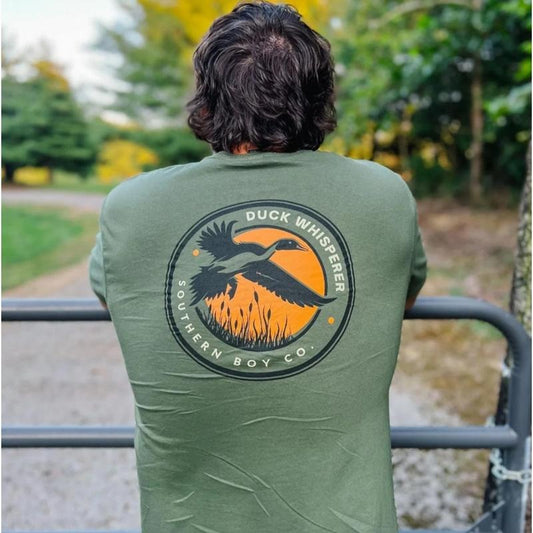 Duck Whisperer Short Sleeve Tee, Funny Hunting Shirt, Outdoor Adventure Tee, Waterfowl Lover Shirt D8RM4