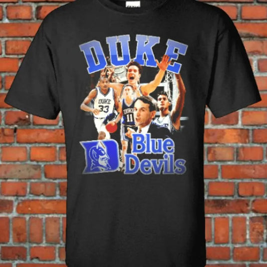 Duke Blue Devils 90S Vintage Bootleg Tee Ncaa Basketball National Champs Final T-Shirt Tee Shirt Clothing Sweatshirt, Hoodie, Comfort Colors