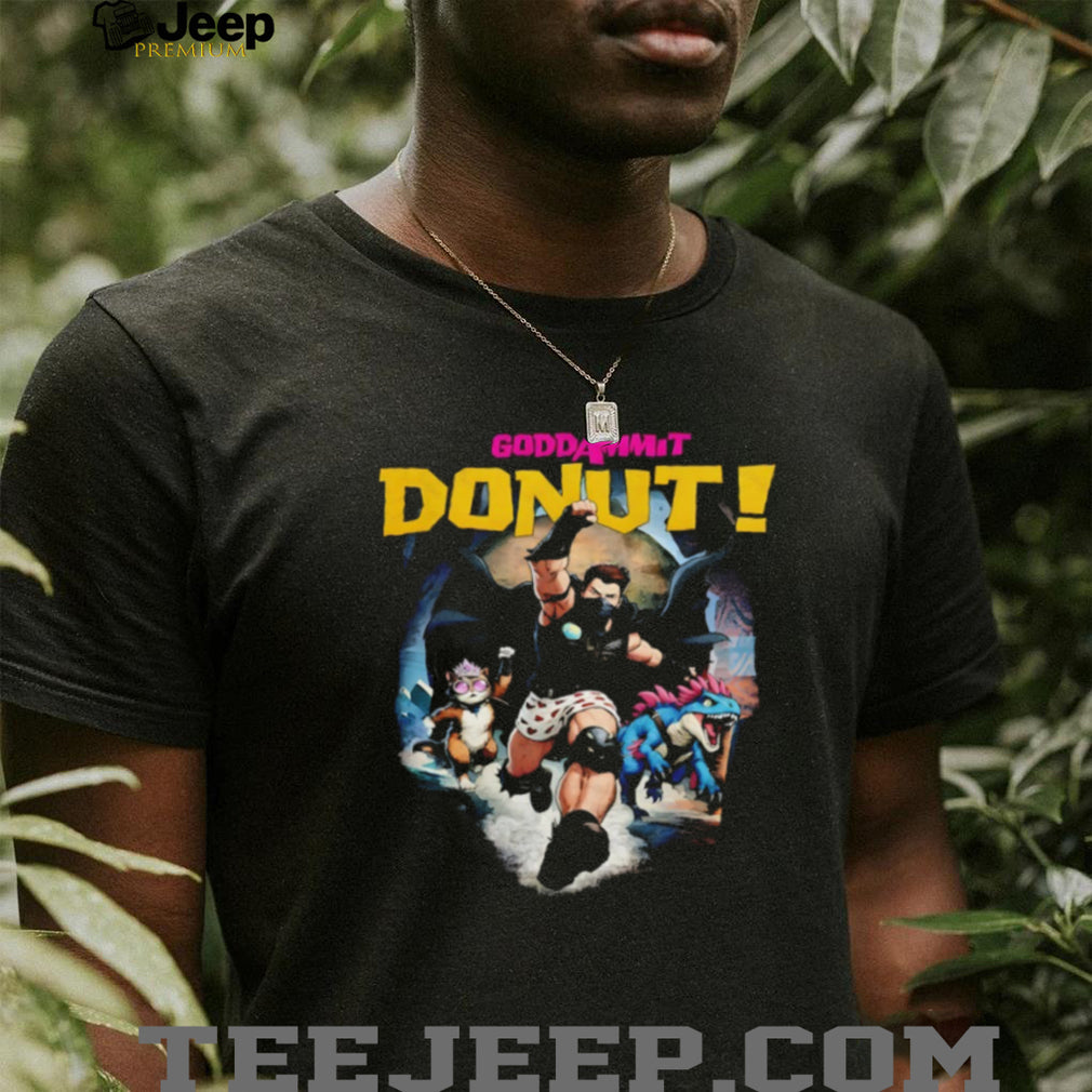 Dungeon Crawler Carl Goddammit Donut Retro Fantasy Adventure Fans Men Women Vintage T Shirt