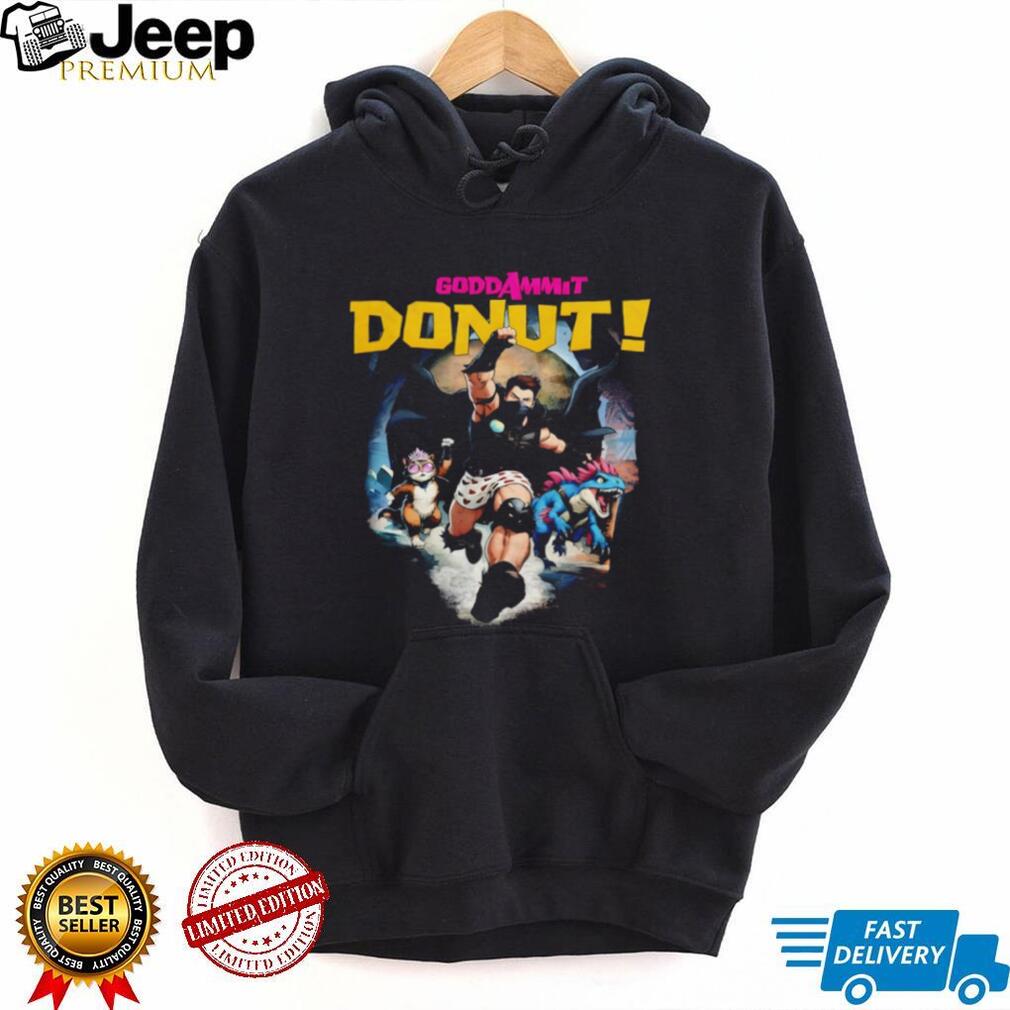 Dungeon Crawler Carl Goddammit Donut Retro Fantasy Adventure Fans Men Women Vintage T Shirt