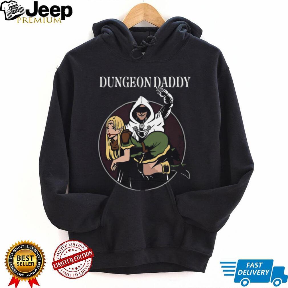 Dungeon Daddy Fantasy RPG Spanking T Shirt Dark Humor Gamer Apparel