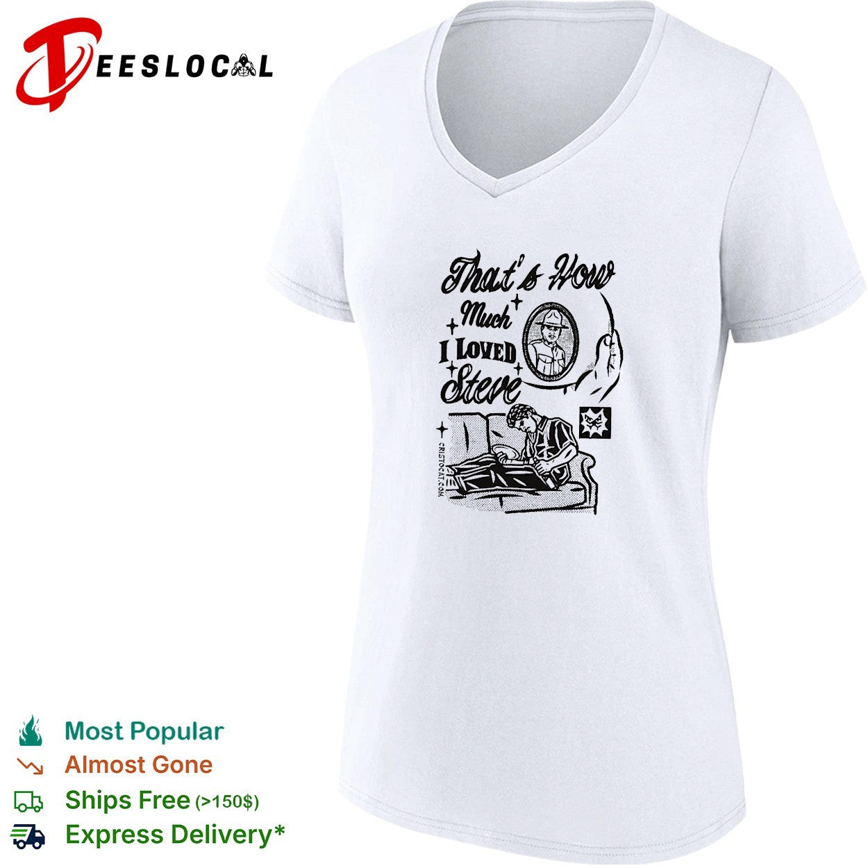 Dunk man on sofa that’s how much I loved steve sad man on couch shirt