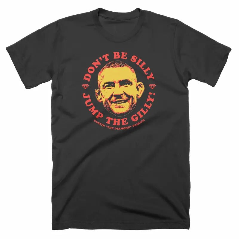 Dustin Poirier Jump the Gilly Shirt, Vintage MMA UFC Tee, Gift For Fans Cotton Crewneck