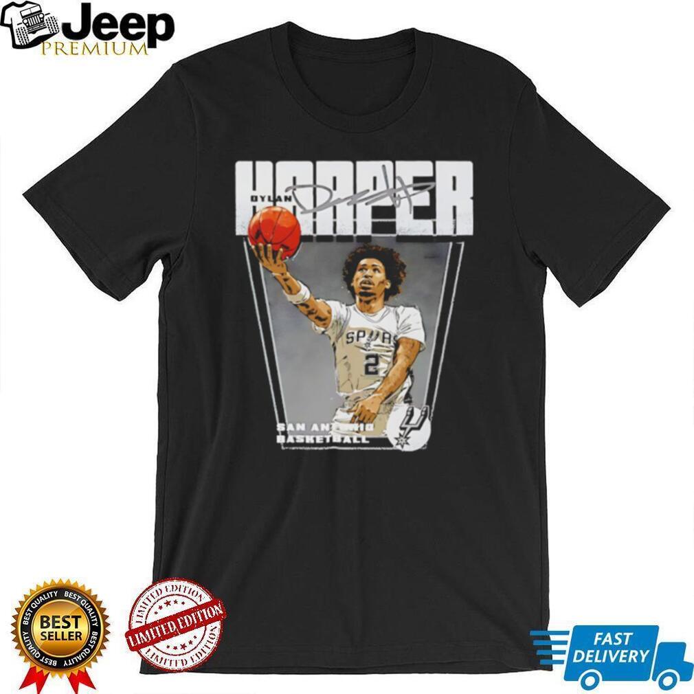 Dylan Harper San Antonio Basketball Signature Vintage Style Graphic T Shirt