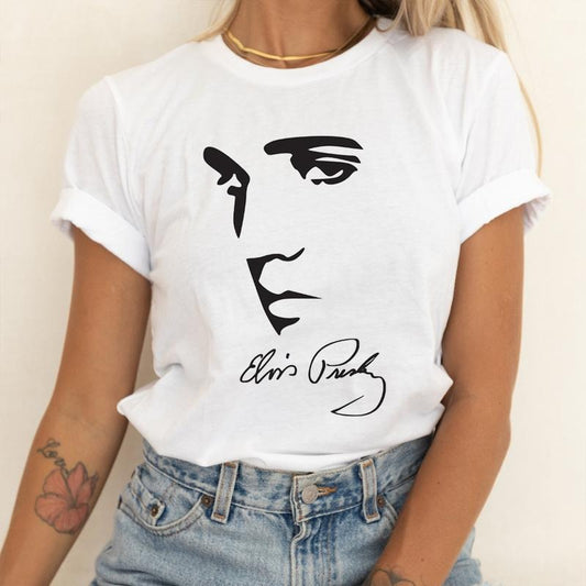 EIvis PresIey Vintage T Shirt, King Of Rock N Roll Top, Rock Legend Music Tee, Dancing Star Rock Music Top, Unisex Short Sleeve Tee Shirt