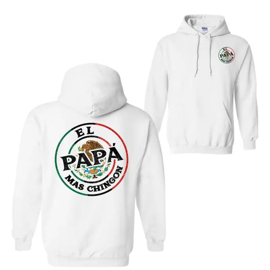 EL Papa Mas 2 Sided Hoodie Sweatshirt T-Shirt - Unisex Shirt - Trendy Shirt