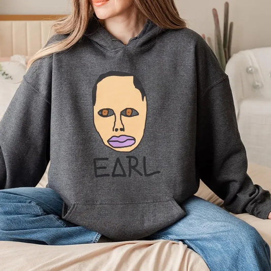 Eaarl Streetwear Hoodie, Rapper Shirt, Rap Hiphop Clothing, Unisex Sweater Pullover Tee