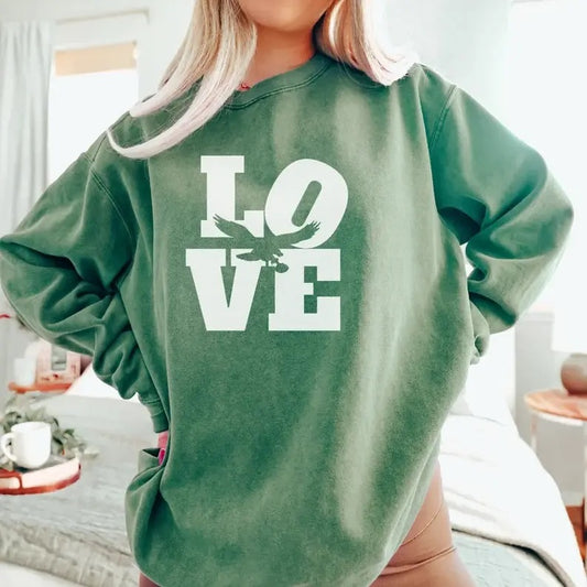 Eagles Love crewneck sweatshirt