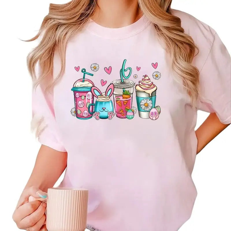 Easter Coffee Sweatshirt, Hoodie, T-shirt, Easter Shirt, Cute Easter Gifts