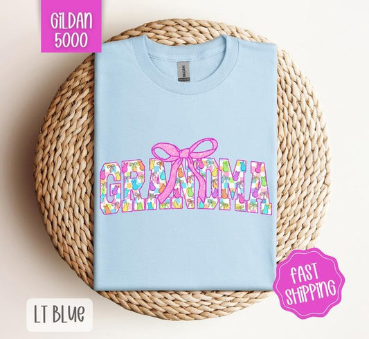 Easter Peep Grandma Shirt Gildan, Cute Easter Tee, Trendy Women's Tshirt Plus Sizes, Gift for Her