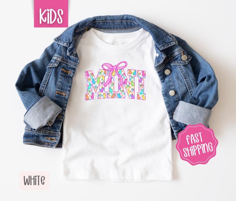 Easter Peep Mini Kids Shirt - Easter Children's Tshirt - Cute Youth Tee Gildan
