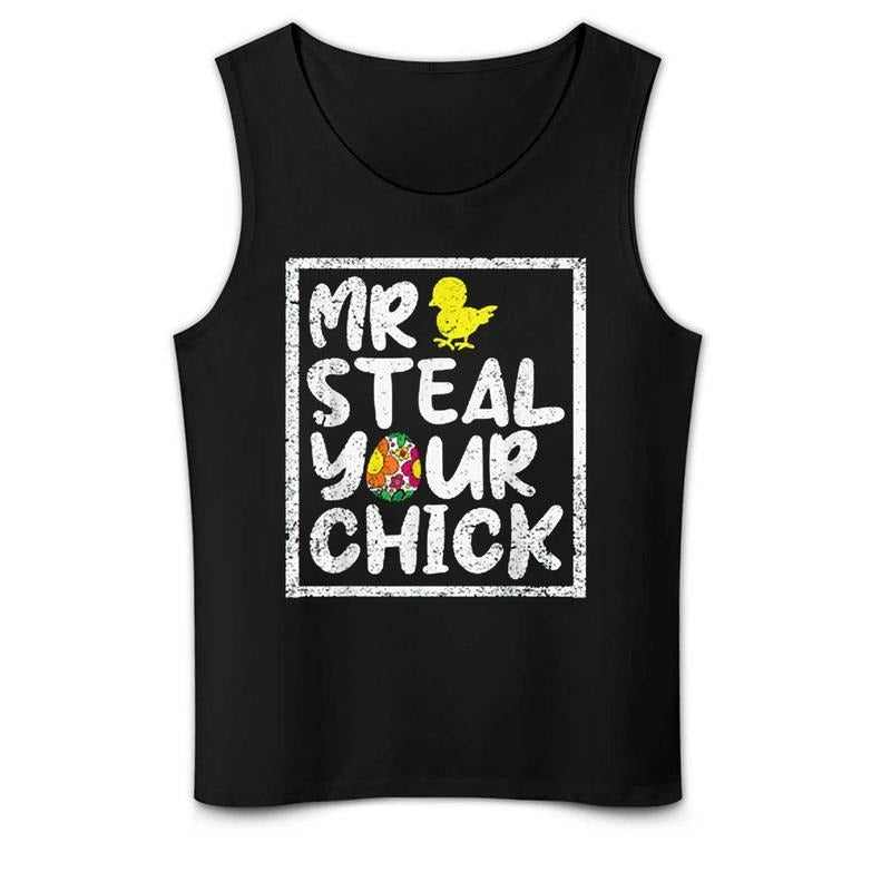 Easter Toddlers Steal Your Chick Funny Spring Humor 49923 Men vest tank top