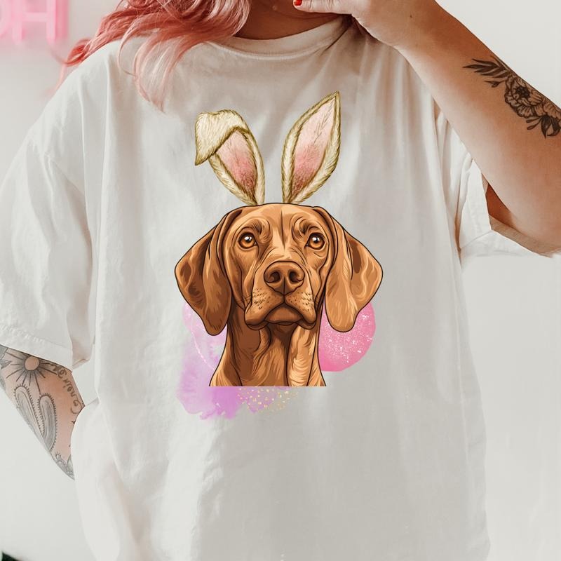 Easter Viszla Shirt ~ Unisex Apparel Relaxed Fit Printed In The USA Clothing Womenswear Casual Comfort Cotton