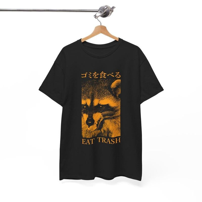 Eat Trash Japanese Vintage Raccoon T-Shirt