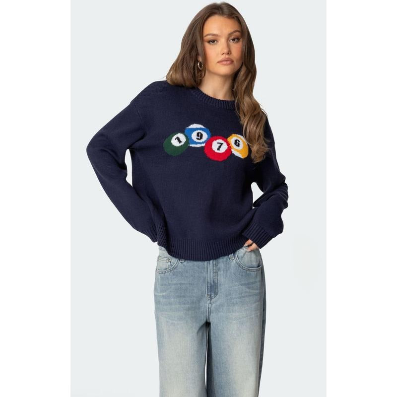 Edikted Women's 1976 Billiards Sweater