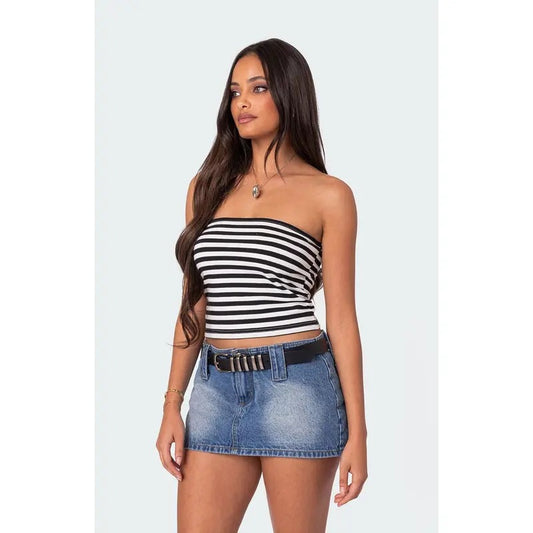 Edikted Women's Alta Striped Tube Top