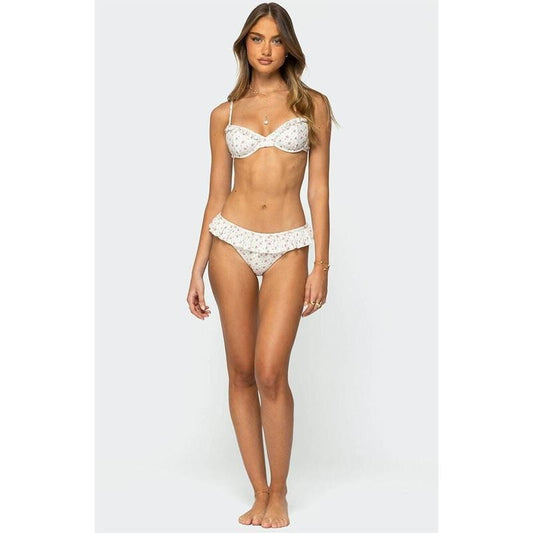 Edikted Women's Amelia Ruffled Bikini Bottom