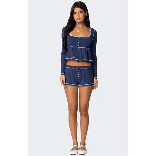 Edikted Women's Arianne Contrast Shorts