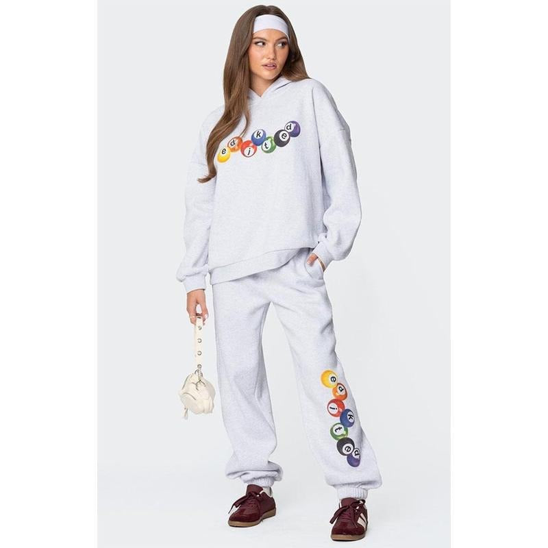 Edikted Women's Billiard Oversized Sweatpants
