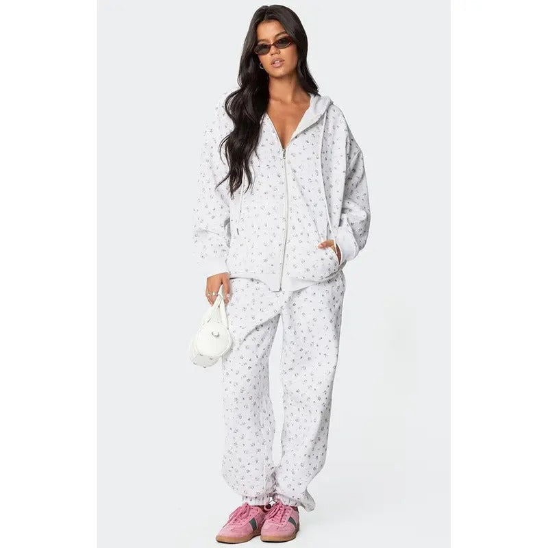 Edikted Women's Bouquet Oversized Sweatpants