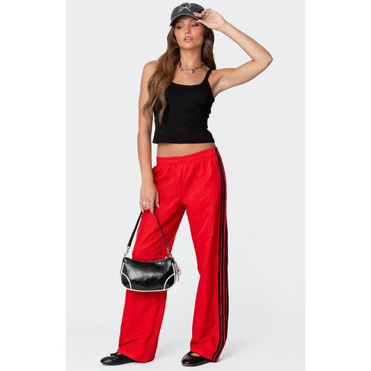 Edikted Women's Felicity Nylon Track Pants