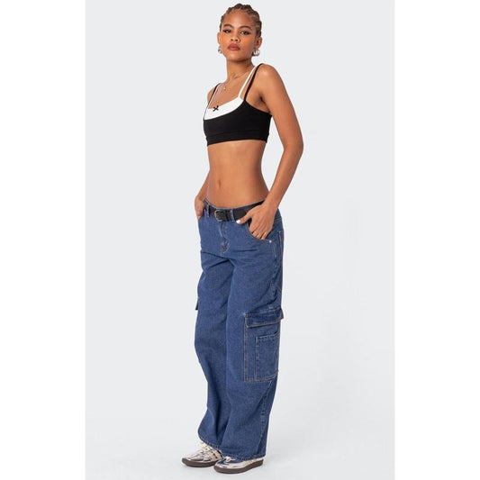 Edikted Women's Gracie Layered Bra Top