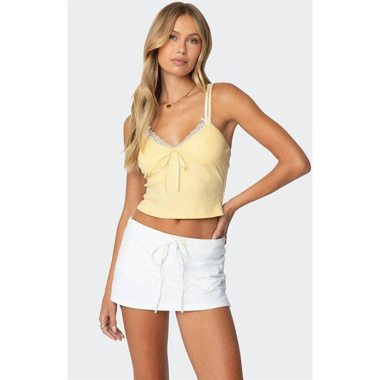 Edikted Women's Lacey Layered Tank Top
