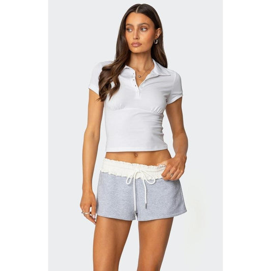Edikted Women's Launa Polo Top