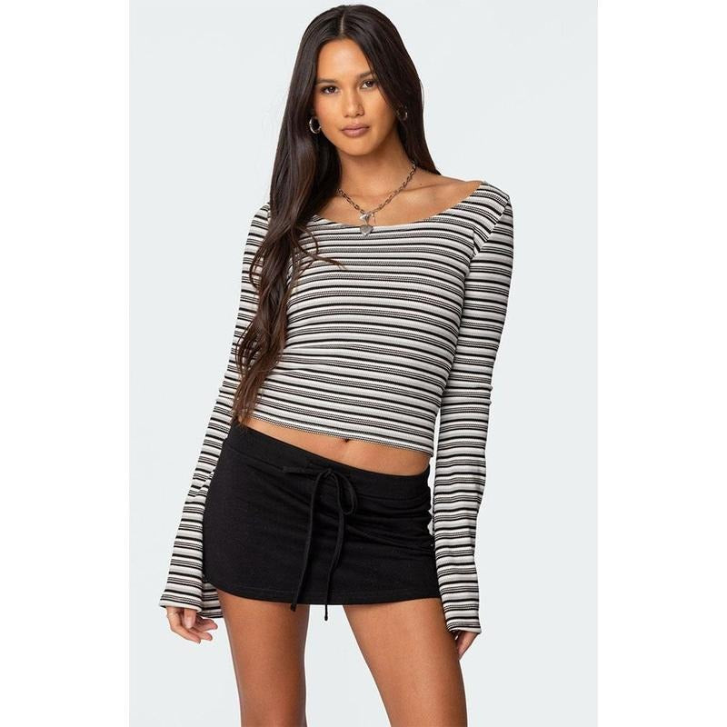 Edikted Women's Lilia Striped Top