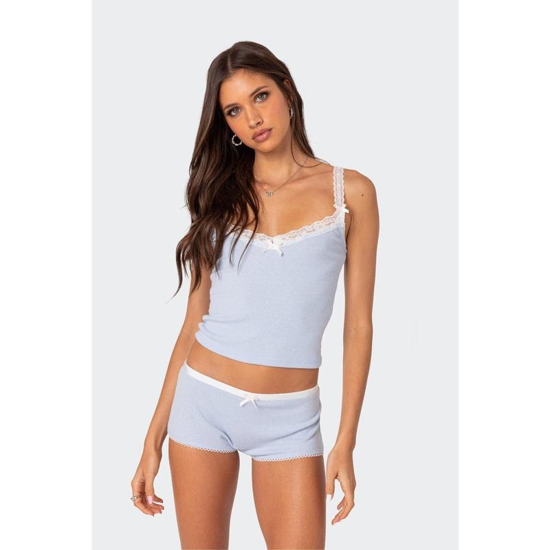 Edikted Women's Mariana Pointelle Tank Top