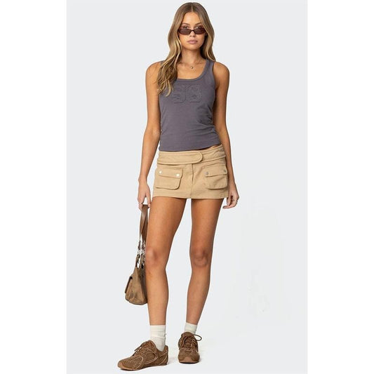 Edikted Women's Mavis Cargo Mini Skort - Multicolor