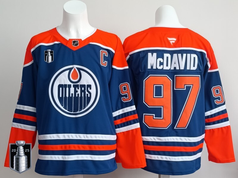 Edmonton Oilers #97 Connor McDavid Oilers Champion Edition Style 4