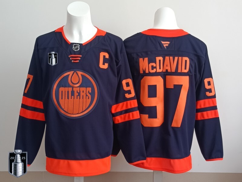 Edmonton Oilers #97 Connor McDavid Oilers Champion Edition Style 7