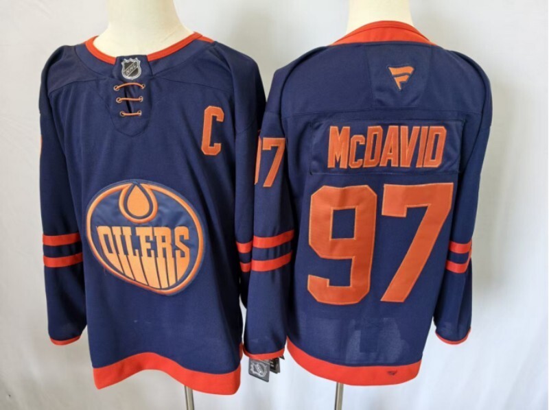 Edmonton Oilers #97 Connor McDavid Oilers Style 4