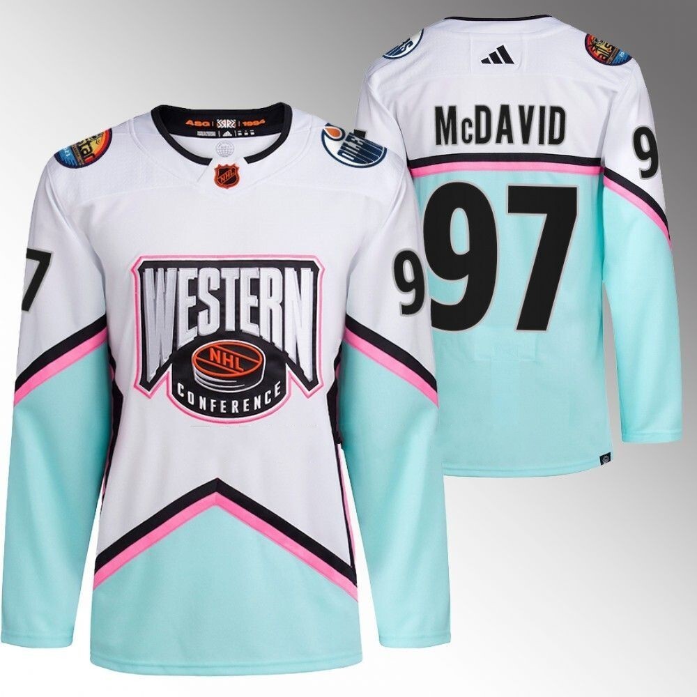 Edmonton Oilers #97 Connor McDavid White 2023 NHL All-Star Western Conference Authentic Jersey