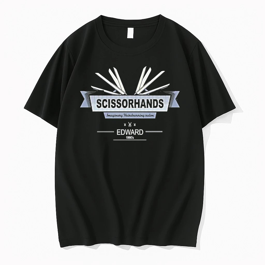 Edward Scissorhands Imaginary Hairdressing Salon 1990s Tshirts Sweater