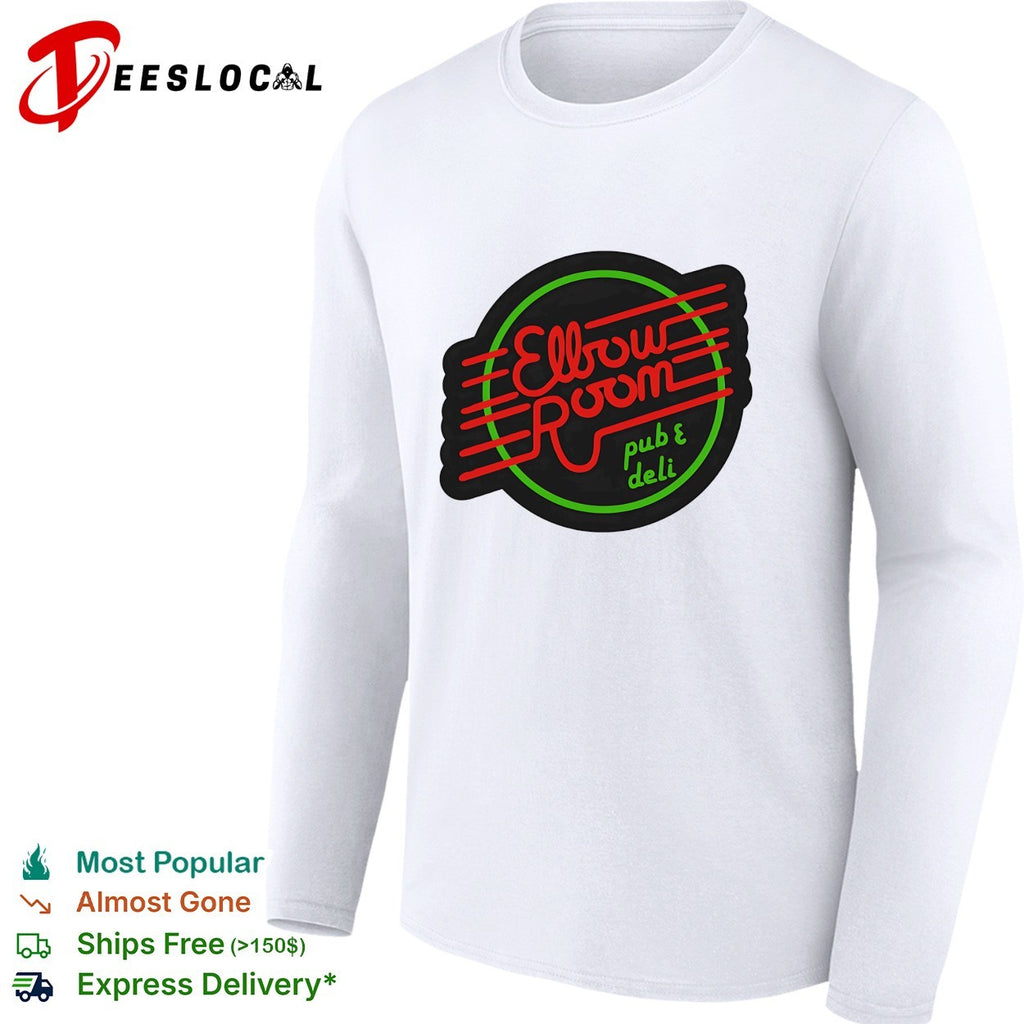 Elbow Room pub and deli neon sign shirt