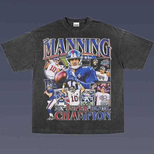 Eli Manning 1.4 VINTAGE TEE | AMERICAN FOOTBALL | GIFT FOR FAN