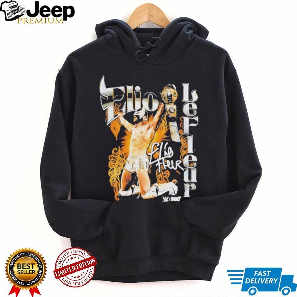 Elio Le Fleur NXT Wrestling Champion Signature Graphic T Shirt